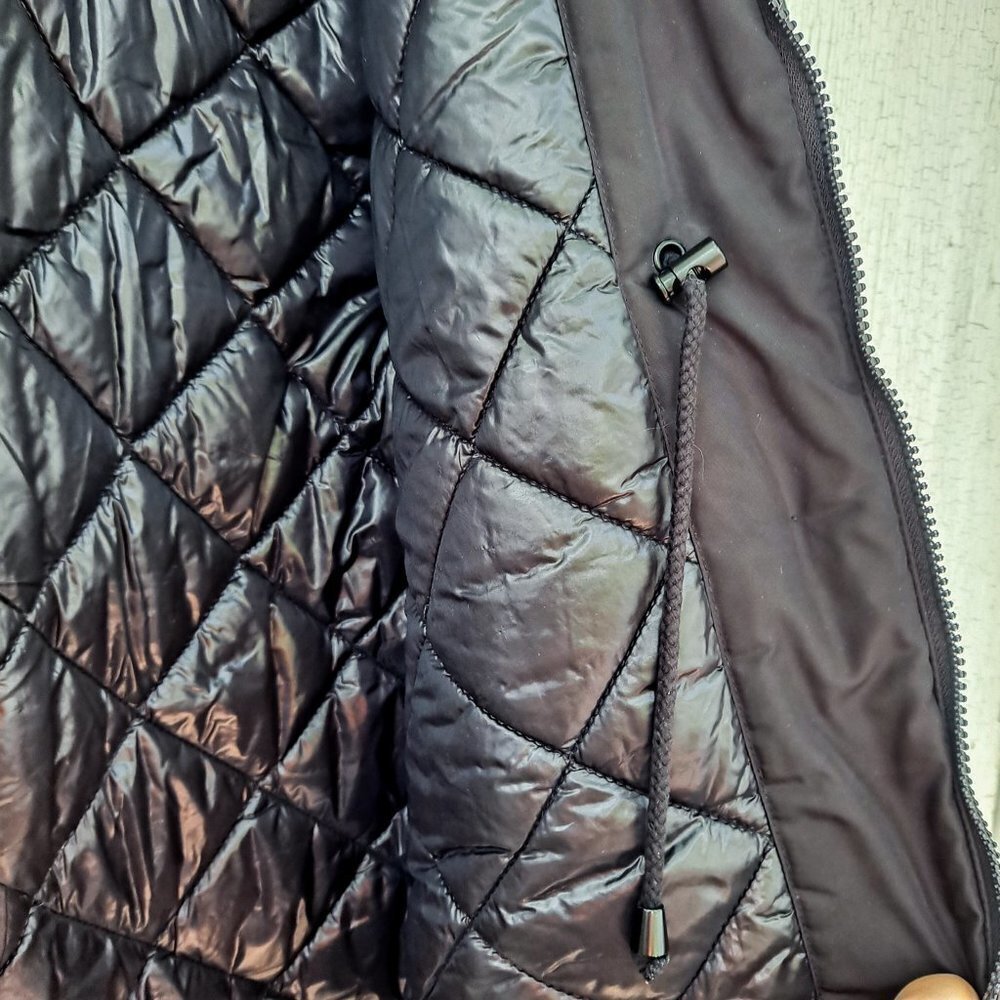 BCBGeneration‎ Black Parka Winter Coat Anorak Medium - Picture 5 of 6